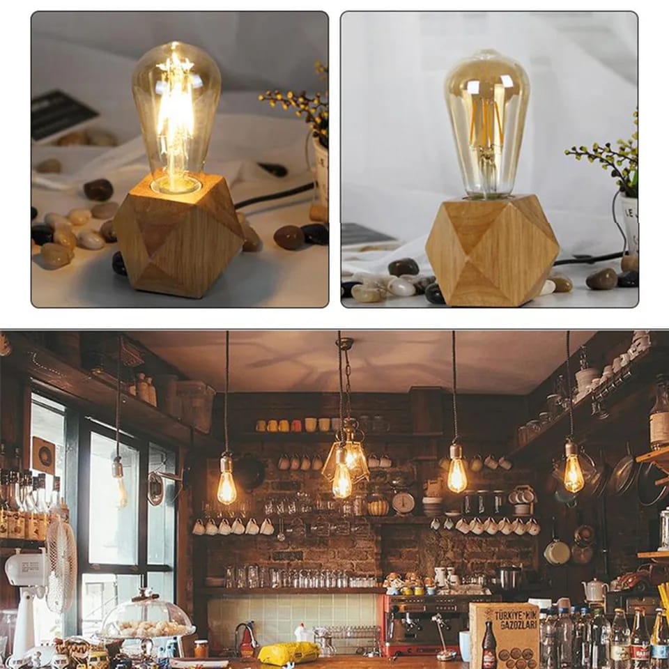Picture of 6PCS LED Edison Light Bulbs Golden - Gold