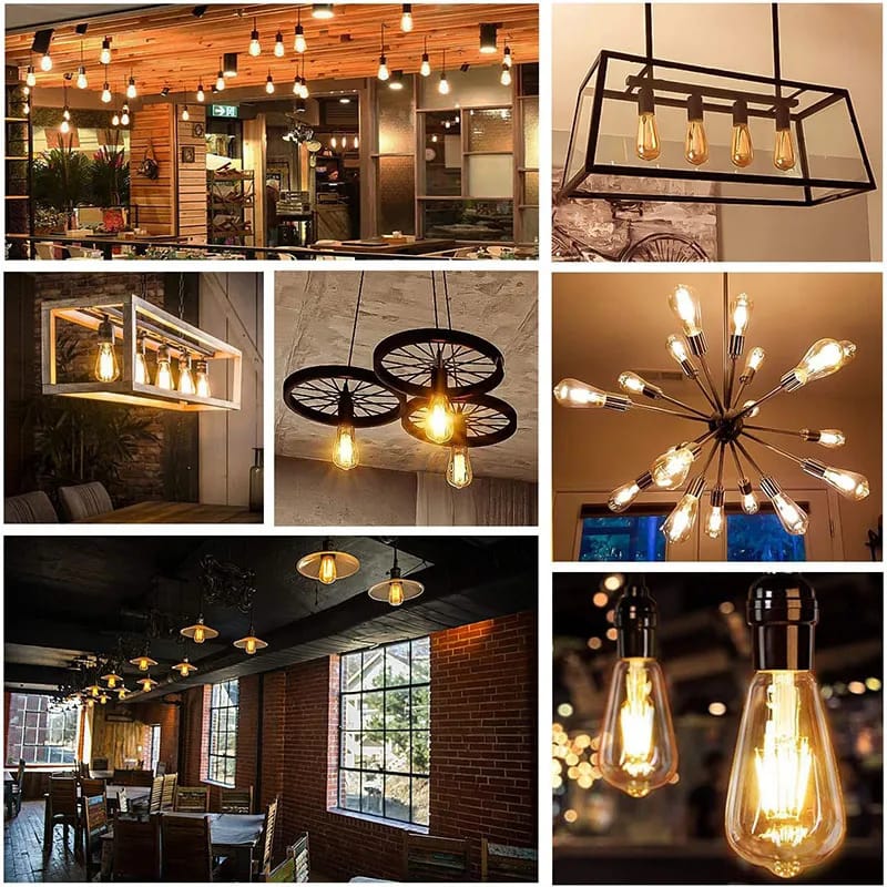 Picture of 6PCS LED Edison Light Bulbs Golden - Gold