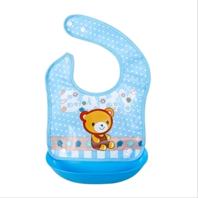Picture of Waterproof Silicone Baby Bibs Silicone - Multicolor