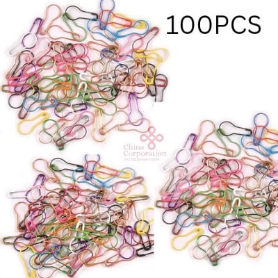 Picture of Hijab Pin For Women 50-pcs Multicolor Small Size Metal Coilless Hijab Safety Pins - Multicolor