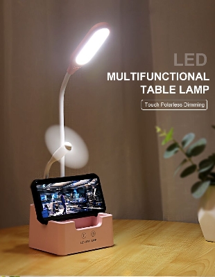 Picture of 4 in 1 Multi-function LED Desk Lamp - Multicolor