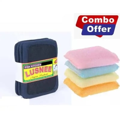Picture of Standard Quality Kitchen Lusni - (4+4) Combo for Handling Hot Items - Dishwasher Safe - Multicolor