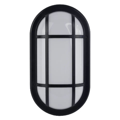 Picture of 20W Oval LED Bulkhead Light for Wall and Ceiling Mount, Opal Diffuser, IP65, IK08 Waterproof for Outdoor Use - White