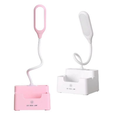 Picture of Adjustable Rechargeable LED Desk Lamp with Touch Dimming - Perfect for Children's Reading, Study, Bedside, Living Room, and Bedroom Use via USB - Multicolor