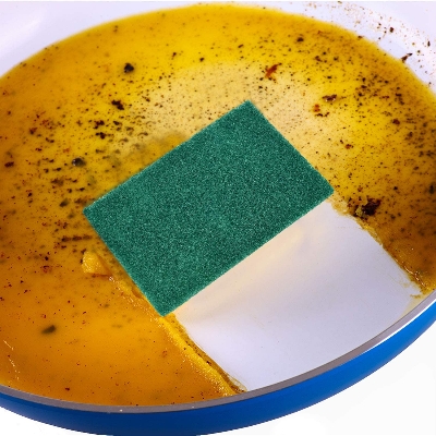 Picture of 10pcs Morden Majuni / Scouring Pad Premium Heavy Duty Scrub Pads Reusable Household Dish Scrubber for Kitchen Scrubber & Metal Grills - Green