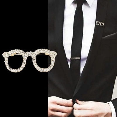Picture of Charming Hello Kitty Sunglass Green Violin Brooches for Women - Multicolor