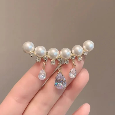 Picture of Combo Brooch Men Women Elegant Brooches Costume Lapel Pin Office Jewelry Shiny Female Party Banquet Accessories - Multicolor