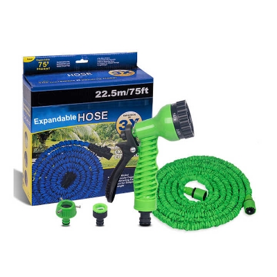 Picture of Convenient 100FT Garden Hose - Expandable, Flexible, and Equipped with a Spray Machine for Watering and Car Wash - EU Hose - Multicolor