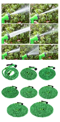 Picture of Convenient 100FT Garden Hose - Expandable, Flexible, and Equipped with a Spray Machine for Watering and Car Wash - EU Hose - Multicolor