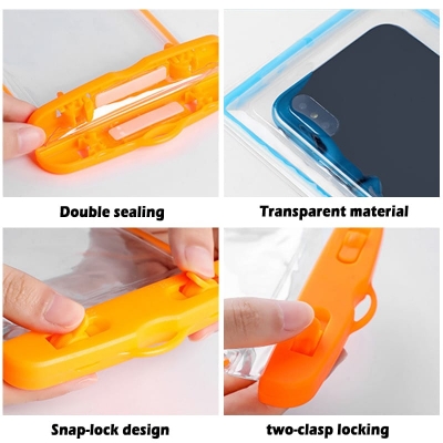 Picture of Waterproof Phone Bag for Diving and Swimming - Protect Your 6-Inch Mobile Underwater - 