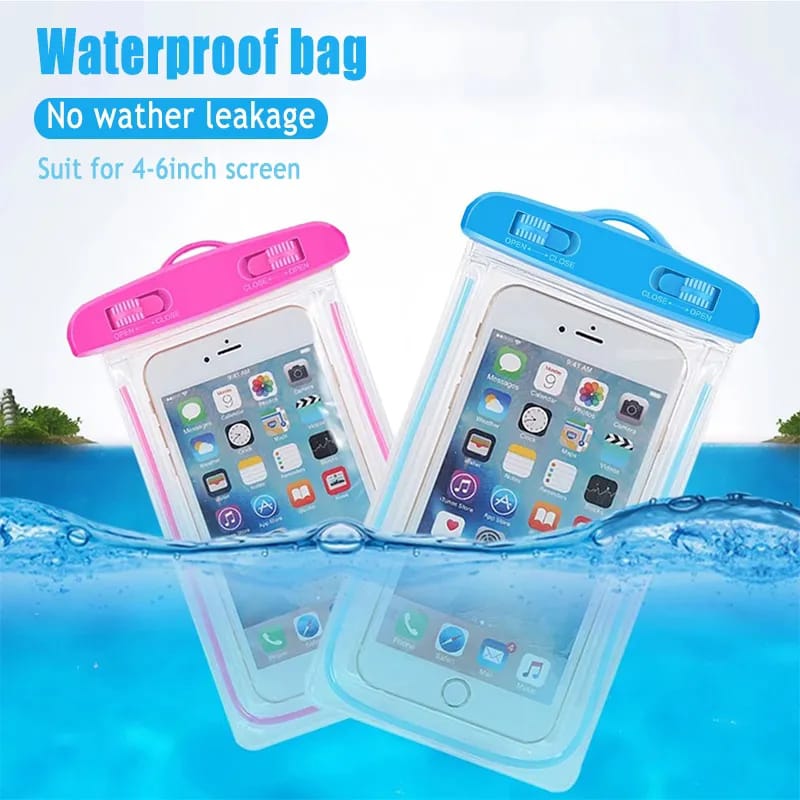 Picture of Waterproof Phone Bag for Diving and Swimming - Protect Your 6-Inch Mobile Underwater - 