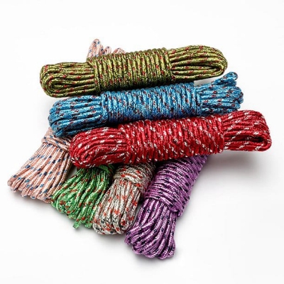 Picture of Heavy-Duty Multicolor Cloth Hanging Rope - Large 20-Meter Roll - Multicolor