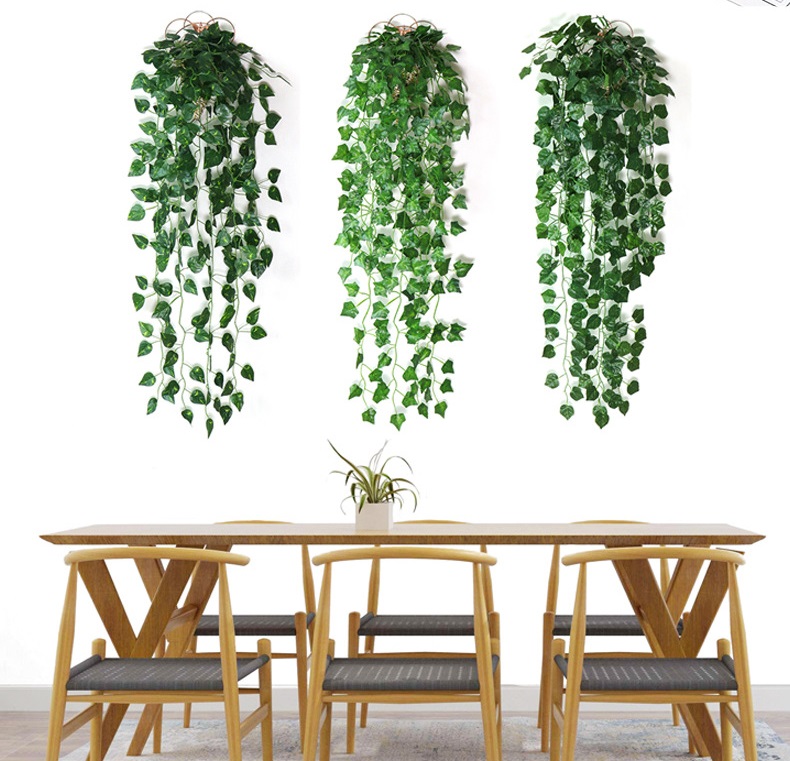 Picture of 15-Foot Artificial Ivy Wall Decor: Versatile Greenery Garland for Home, Office, or Wedding - Multicolor
