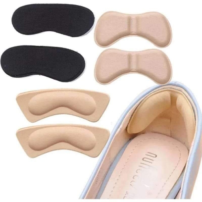 Picture of Enhance Shoe Comfort with Self-Adhesive Heel Cushion Pads - 3 Pairs - Multicolor,Int: One size