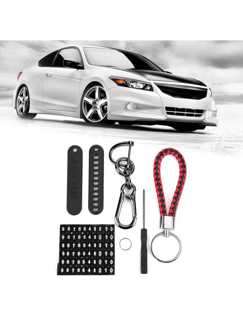 Picture of Unique Phone Number Keychain for Anti-Loss Security - Multicolor