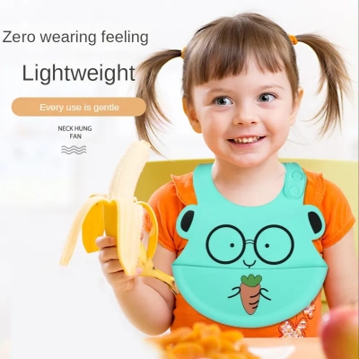 Picture of Three-Dimensional Baby Spit Bag - Large, Washable, and Silicone for Convenient Use - Multicolor