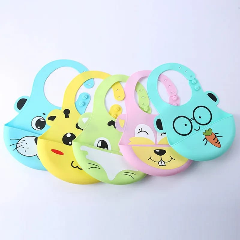 Picture of Three-Dimensional Baby Spit Bag - Large, Washable, and Silicone for Convenient Use - Multicolor
