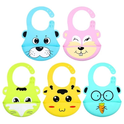 Picture of Three-Dimensional Baby Spit Bag - Large, Washable, and Silicone for Convenient Use - Multicolor
