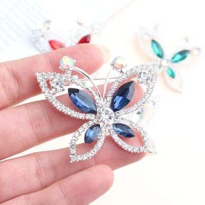 Picture of Banquet and Wedding Party Accessories: Exquisite Insect Brooches for Added Elegance - Multicolor