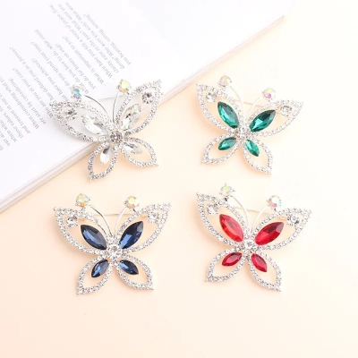 Picture of Banquet and Wedding Party Accessories: Exquisite Insect Brooches for Added Elegance - Multicolor