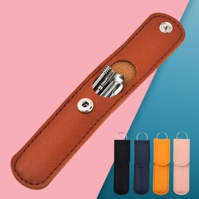 Picture of Healthcare Earpick Kit - 6 Ear Wax Removal Tools Including Ear Cleanser Spoon - Multicolor