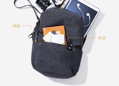 Picture of Versatile Mi Mini Backpack - Unisex Shoulder Bag for Sports and Leisure - Stylish Black - Multicolor