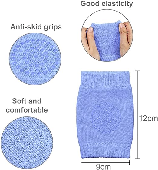 Picture of 1 pair (2 Pcs) Toddler Safety Walking Knee Pads and Leg Warmers Unisex Baby Elbow Kneepads for Babies, Toddlers, Infants, Boys, Girls, Kids - 