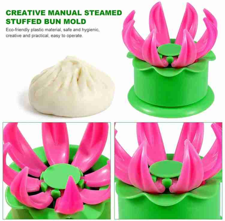 Picture of Baozi Mold Baking and Pastry Baking Tools & Accessories Steamed Stuffed Bread Making Mold Bread Maker - Foldable Kettle Collapsible Silicone Travel Water Boiler - Multicolor
