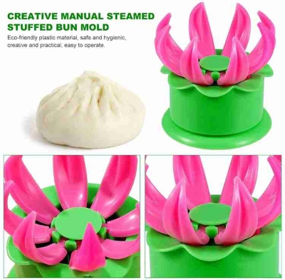 Picture of Baozi Mold Baking and Pastry Baking Tools & Accessories Steamed Stuffed Bread Making Mold Bread Maker - Foldable Kettle Collapsible Silicone Travel Water Boiler - Multicolor