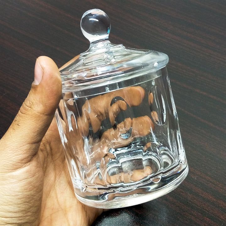 Picture of Jam Jar Acrylic Clear Salt Sugar Kitchen Storage Container jar - CLEAR