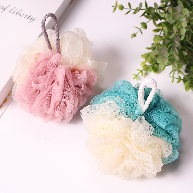 Picture of Experience the Difference of Natural Loofah for Soft and Healthy Skin - Body Brush Loofah Flower Bath Shower Washbowl Sponge - 1 PCS - Multicolor