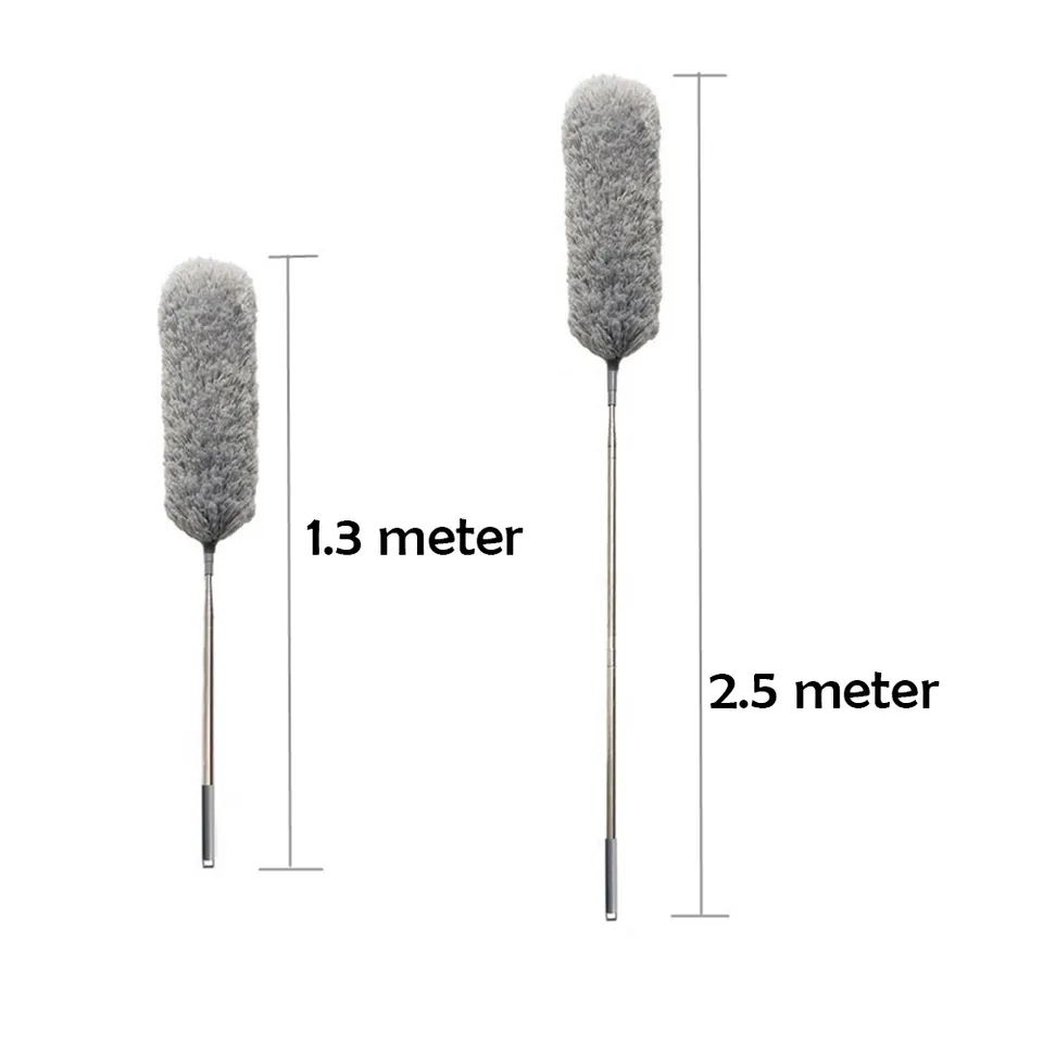 Picture of Dusting Brush for Cleaning and Dusting Feather Duster 9.5 feet - Grey