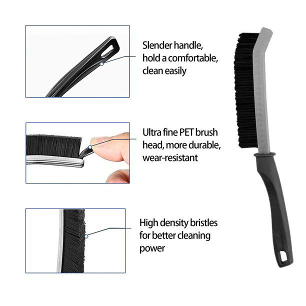 Picture of Bathroom and Kitchen Tiles, Multifunctional Window Brushes - Black