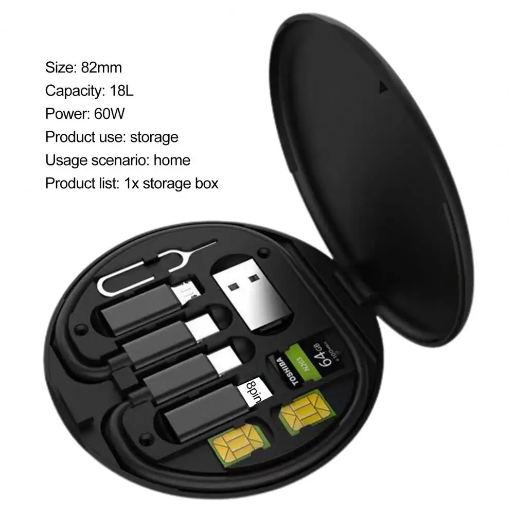 Picture of Portable Powerhouse: High-Capacity Storage Data Cable Set with Fast Charging - Android Compatible - Multicolor