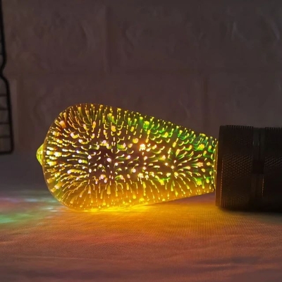 Picture of 3D Decorative LED Bulbs E27 4W ST64 (1PCS) - Multicolor