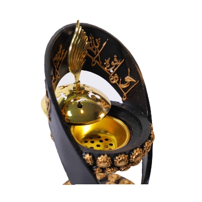 Picture of Luxurious Arabic calligraphy incense burner (Random colour) - Multicolor