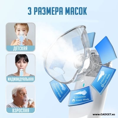 Picture of Ultrasonic inhaler nebulizer Mesh Nebulizer Ultrasonic ZH-N3 - White