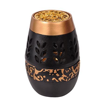 Picture of Arabic Color Block Incense Burner - Black