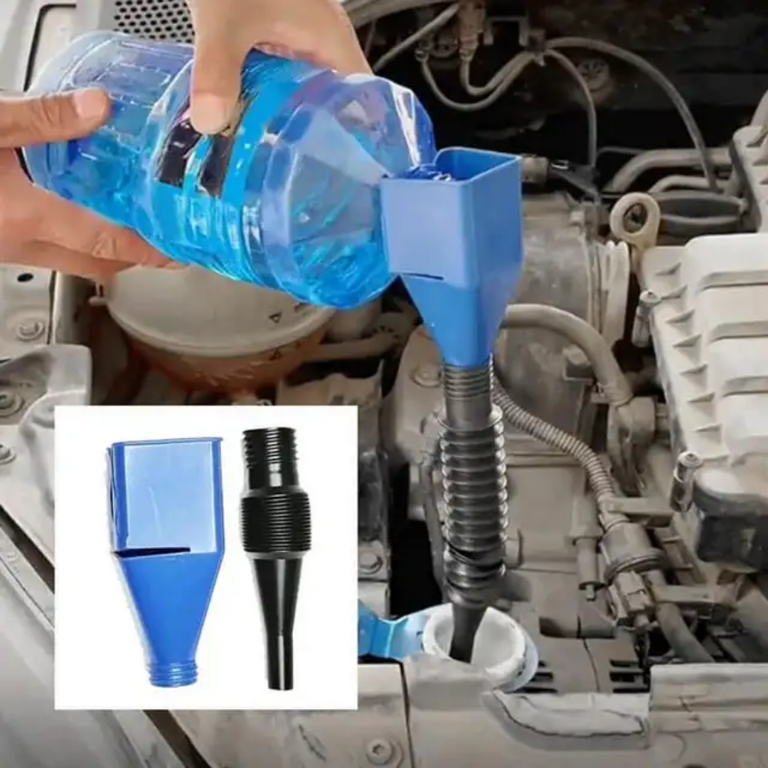 Picture of Oil Change Funnel Fast Clamp Oil Filter For Car Multipurpose Oil Transfer Tools For Kitchen Car Motorcycle Boats Portable - 