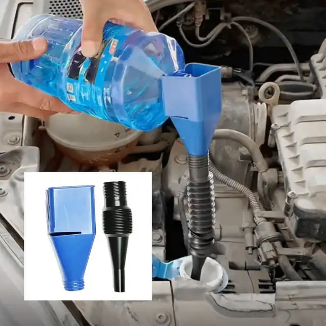 Picture of Oil Change Funnel Fast Clamp Oil Filter For Car Multipurpose Oil Transfer Tools For Kitchen Car Motorcycle Boats Portable - 