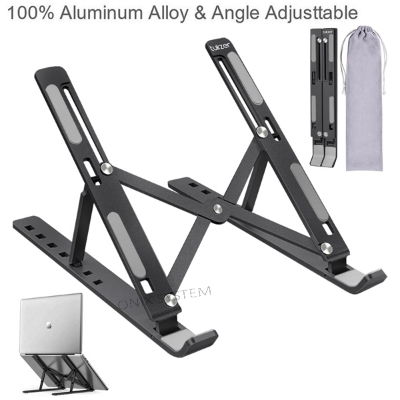 Picture of Laptop Stand Creative Folding Storage Bracket for 10-17 inch Tablets Notebook Laptop Premium Quality Aluminum Alloy Laptop Stand