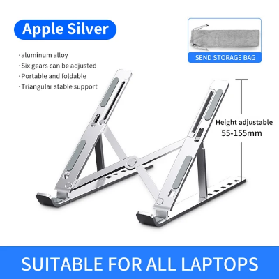 Picture of Laptop Stand Aluminum Alloy Adjustable Multi-angle Laptop Stand 10-17 inch Tab  Notebook laptop stand