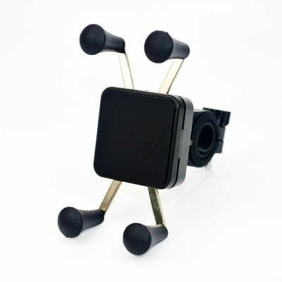 Picture of Universal Motorcycle Bicycle Mobile Phone Holder Phone Mount Mobile Phone Mount Bicycle Bike Holder - Black