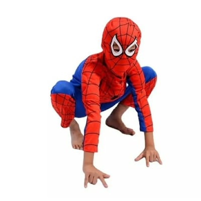 Picture of Spiderman Costume for Kids - Superhero Spiderman Dress for Boys & Girls - Multicolor