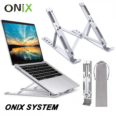 Picture of laptop stand aluminium Alloy Adjustable Multi-Angle Laptop Stand - Silver