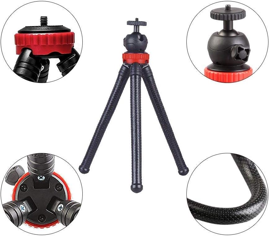 Picture of Flexible Gorillapod Mini Octopus Tripod Smartphone for Digital Camera Phones and GoPro ML 11 Tripod - Black