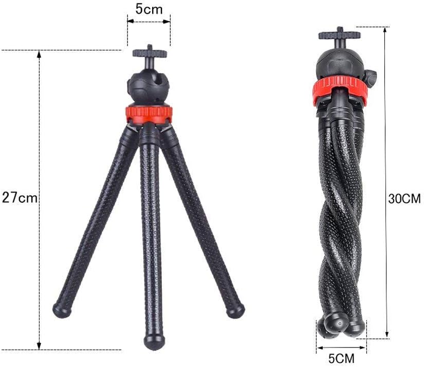 Picture of Portable Flexible Octopus Travel Tripod For Mobile & DSLR - Black