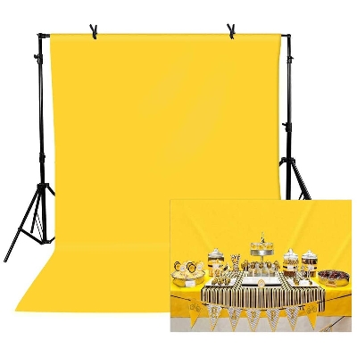 Picture of Yellow Photography Background 5 x 7 Feet Studio Props For YouTube Backdrop Without Stand - Yellow