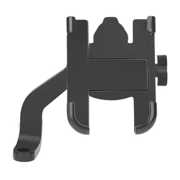 Picture of Aluminum Alloy Adjustable Bike Mobile Phone Holder Full Metal bike Motorcycle Mobile Holder Phone Bracket Mountain Bike Mobile Stand C2 - Black