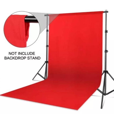 Picture of Red Photography Background 5 x 7 Feet Studio Props For YouTube Backdrop Without Stand - Red